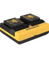 Caricabatteria doppio per Lumix DMW-BLG10