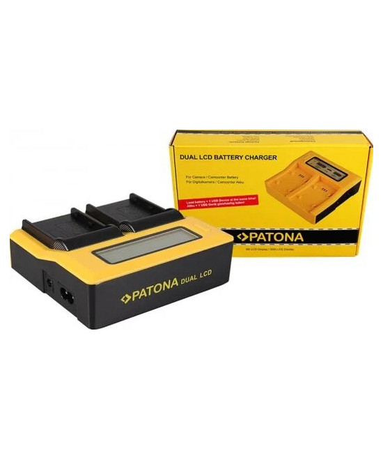 Caricabatteria doppio per Nikon EN-EL3
