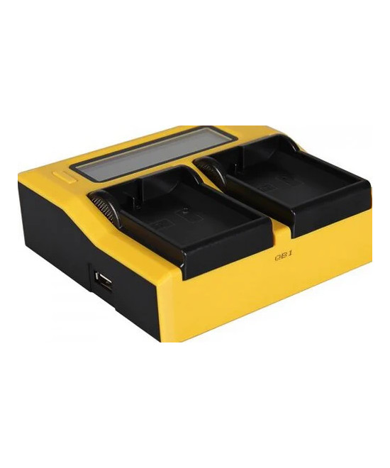 Caricabatteria doppio LCD per Nikon EN-EL15
