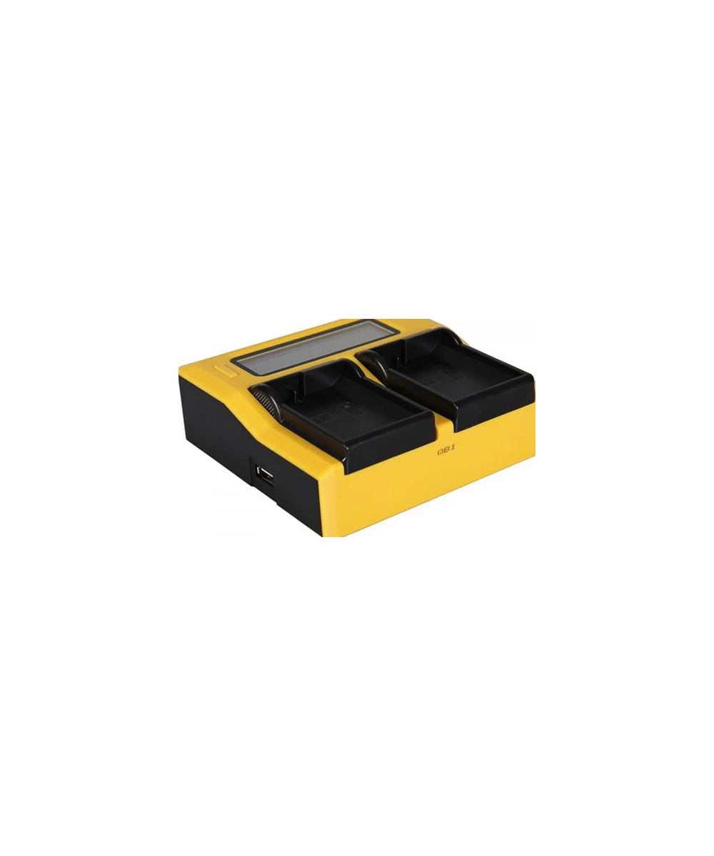 Caricabatteria doppio LCD per Nikon EN-EL15