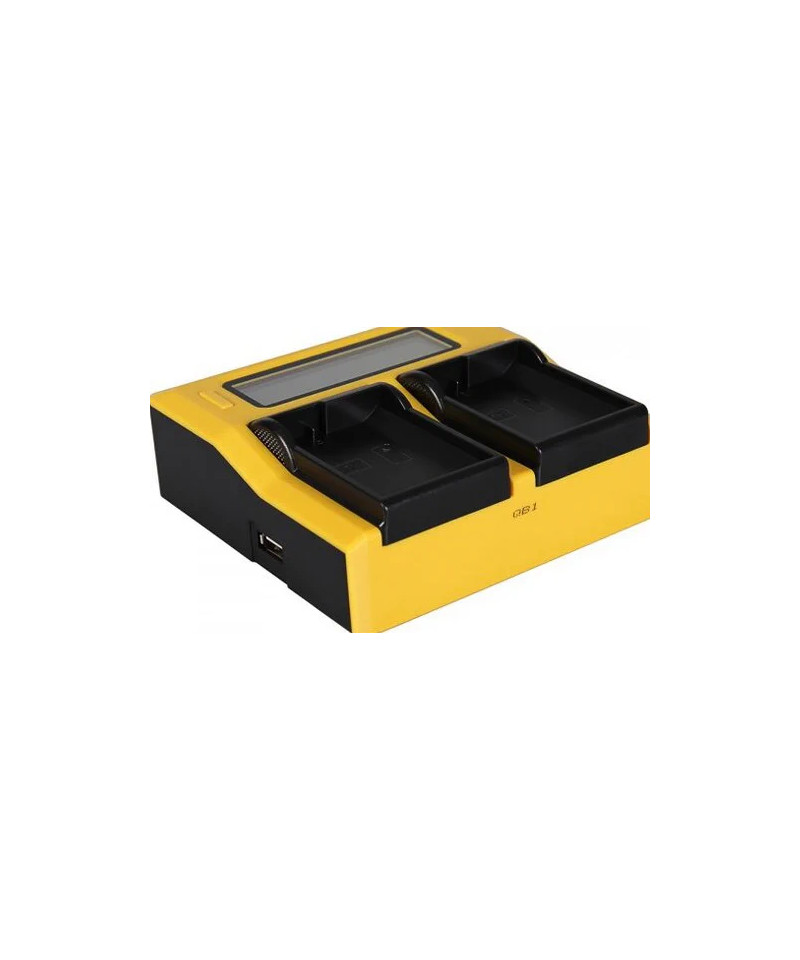 Caricabatteria doppio LCD per Nikon EN-EL15