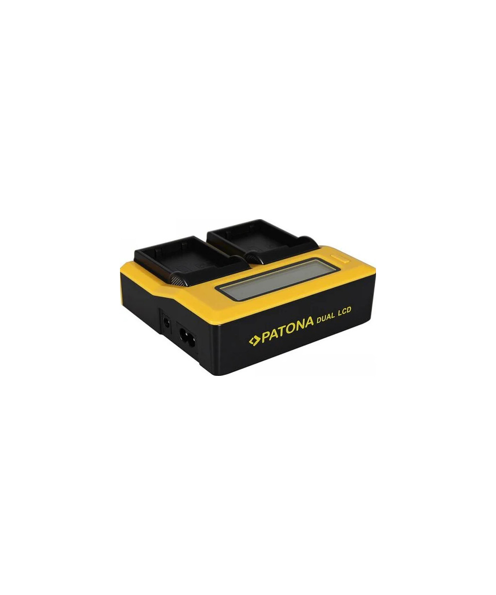 Caricabatteria doppio LCD per Nikon EN-EL15