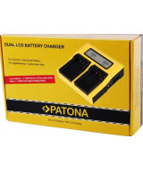 Caricabatteria doppio LCD per Nikon EN-EL15