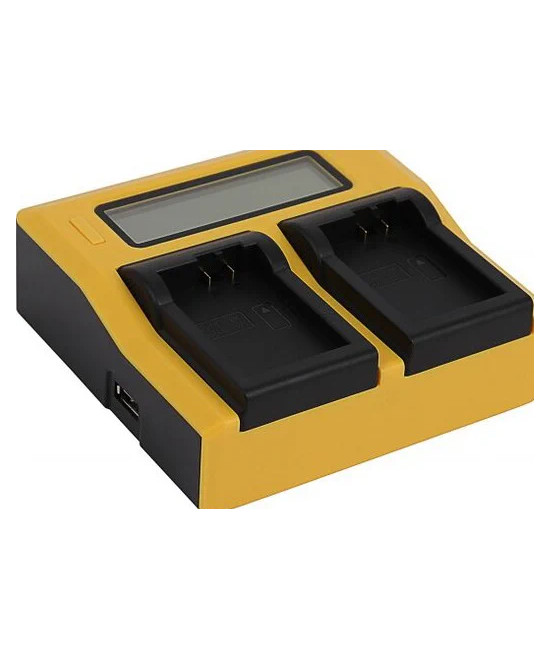 Caricabatteria doppio LCD per Nikon EN-EL25