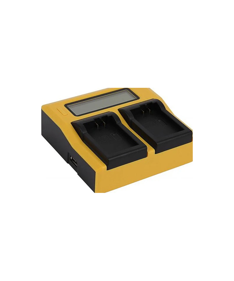 Caricabatteria doppio LCD per Nikon EN-EL25
