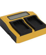 Caricabatteria doppio LCD per Nikon EN-EL25