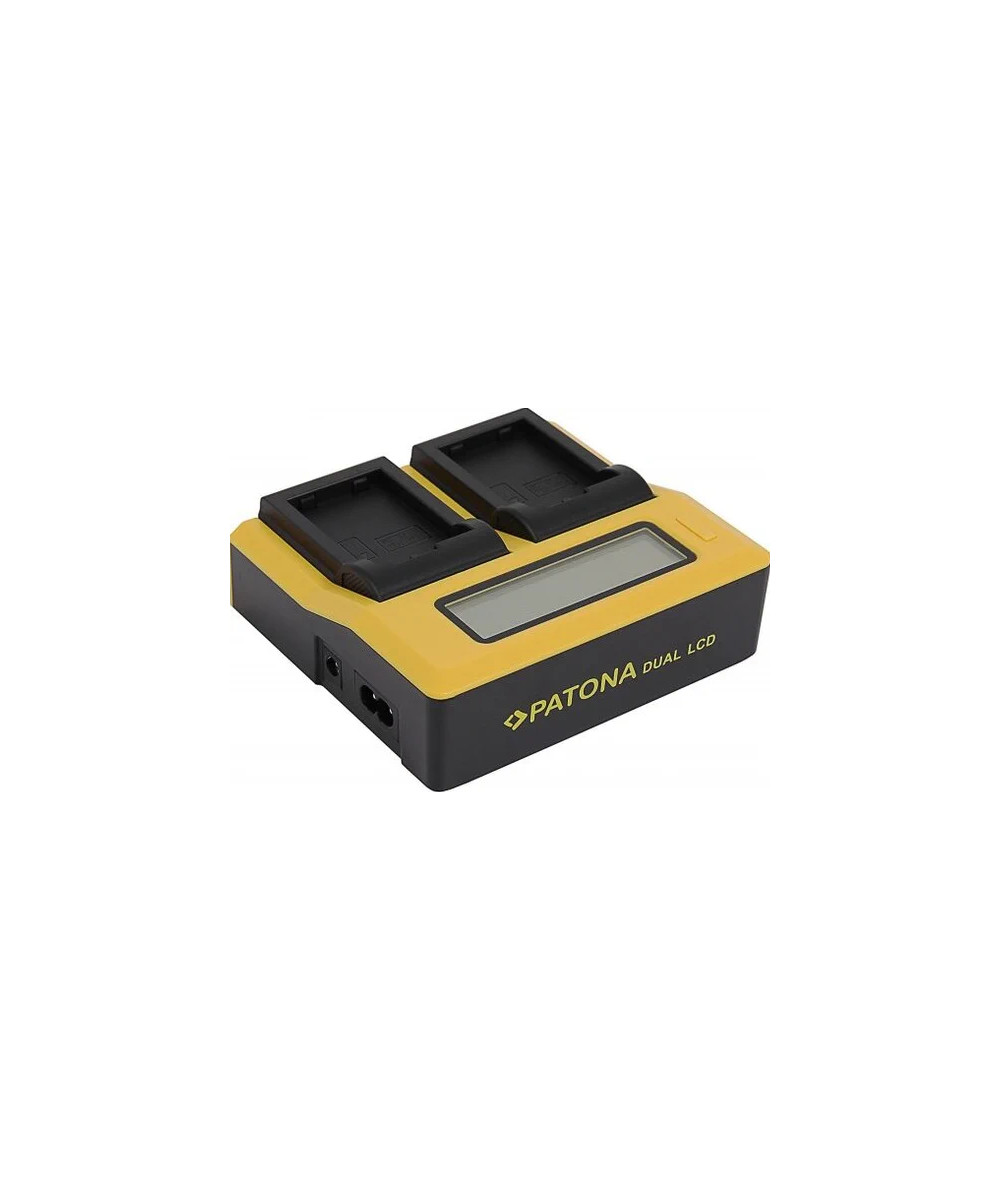 Caricabatteria doppio LCD per Nikon EN-EL25