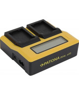 Caricabatteria doppio LCD per Nikon EN-EL25