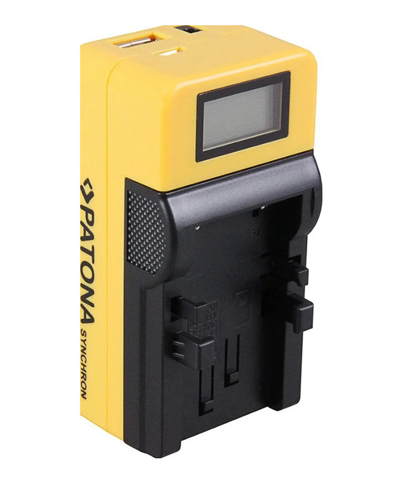 Caricabatteria USB LCD per Kodak LB-070