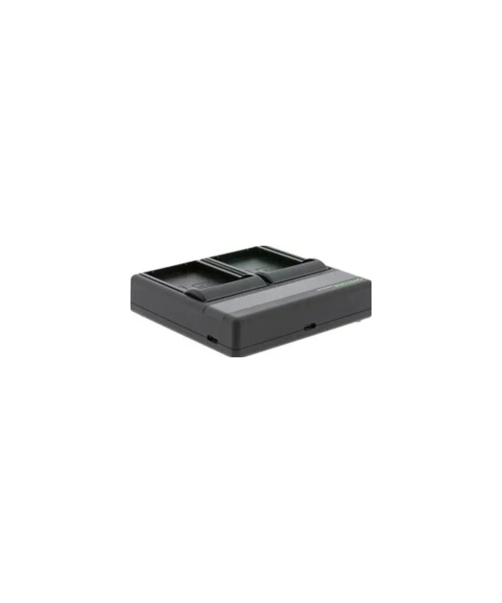 Premium Dual PD Carica Batterie per Olympus BLX-1 Incl. USB-C Input/Output