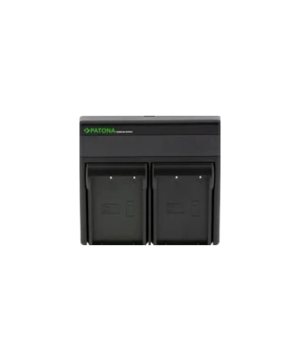 Premium Dual PD Carica Batterie per Olympus BLX-1 Incl. USB-C Input/Output