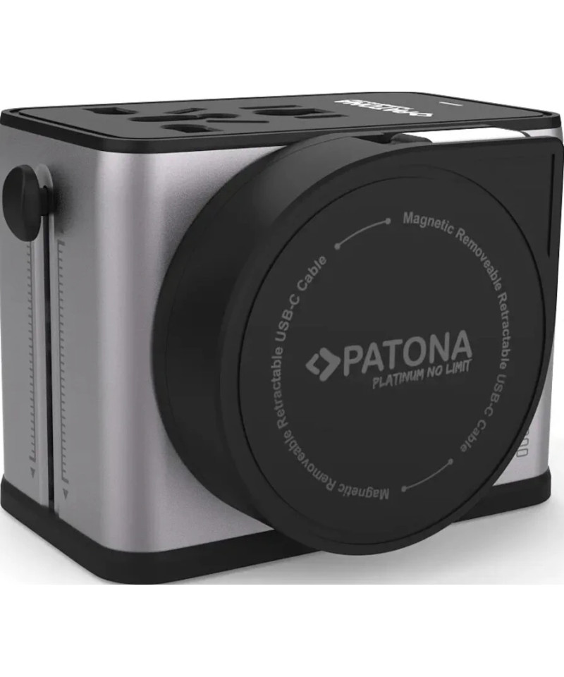 Platinum PD70W Adattatore universale con cavo magnetico 3x USB-C 1xUSB-A