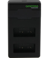 Caricabatteria Premium Twin Performance PD per Fuji NP-W126