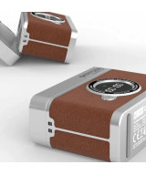 Doppio Caricabatteria rapido con display LED Platinum Retro per Canon LP-E6 con cavo USB-C