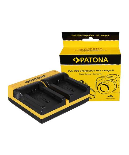 DUAL CHARGER CANON BP-808 FSXX FS10 FS-10 FS100 FS-100 FS11 FS-11 BP-808 INCL. MICRO-USB CABLE
