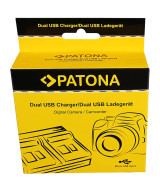 DUAL CHARGER CANON BP-808 FSXX FS10 FS-10 FS100 FS-100 FS11 FS-11 BP-808 INCL. MICRO-USB CABLE