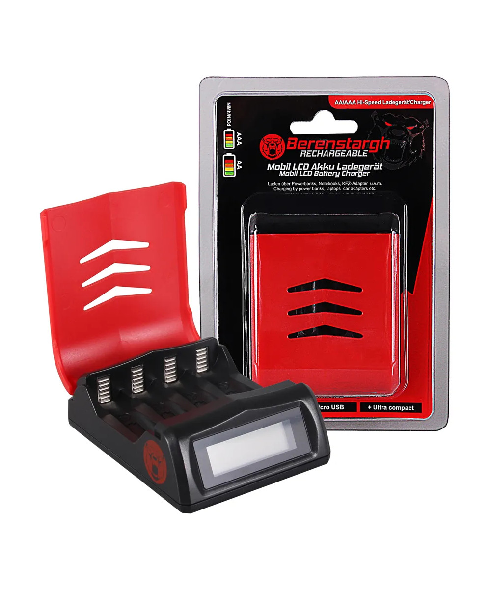 BERENSTARGH LCD CHARGER AA/AAA WITH 500MA