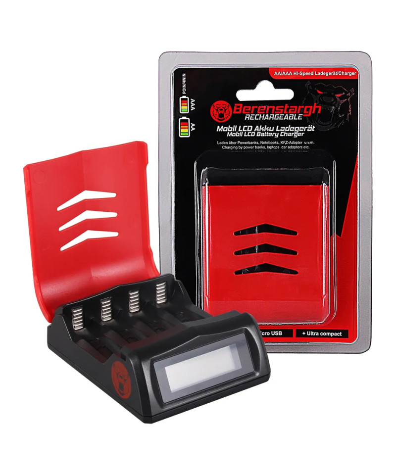 BERENSTARGH LCD CHARGER AA/AAA WITH 500MA