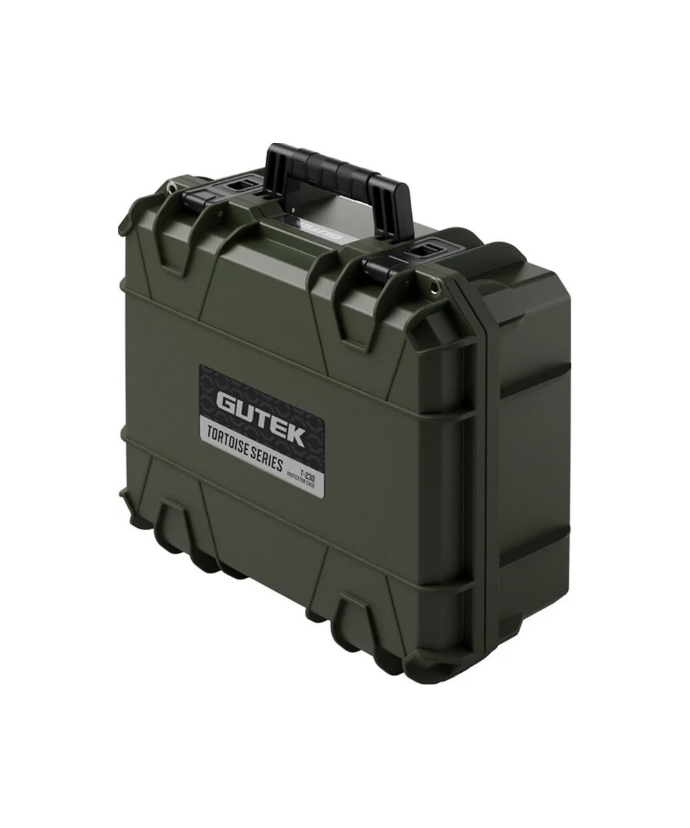 Tortoise T-230 Valigia Rigida con spugna e ruote - Verde Oliva