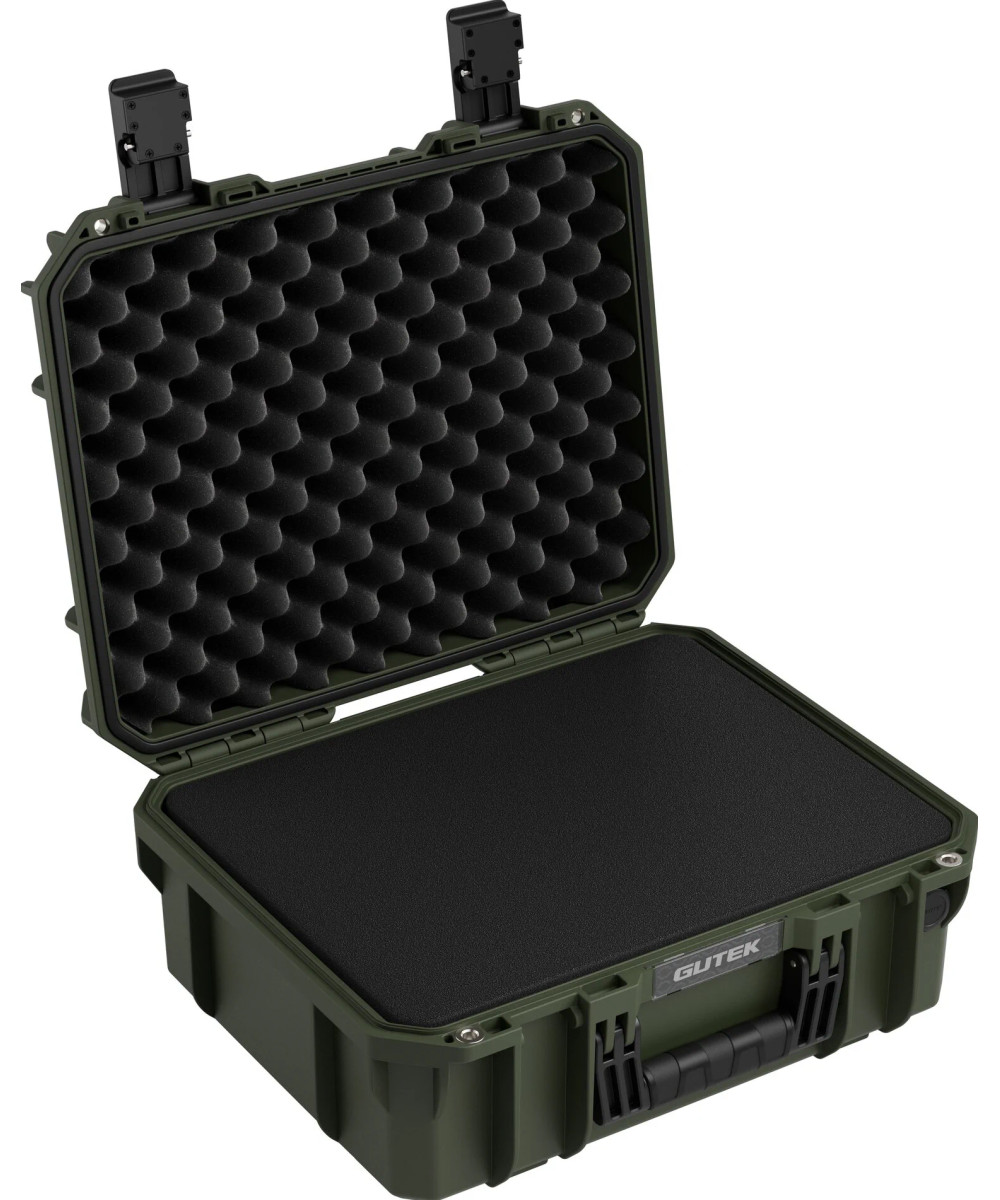 Tortoise T-230 Valigia Rigida con spugna e ruote - Verde Oliva