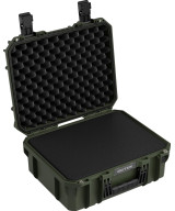 Tortoise T-230 Valigia Rigida con spugna e ruote - Verde Oliva