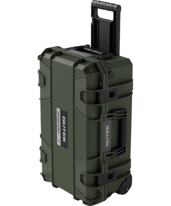 Tortoise T-300 Valigia Rigida con spugna e ruote - Verde Oliva