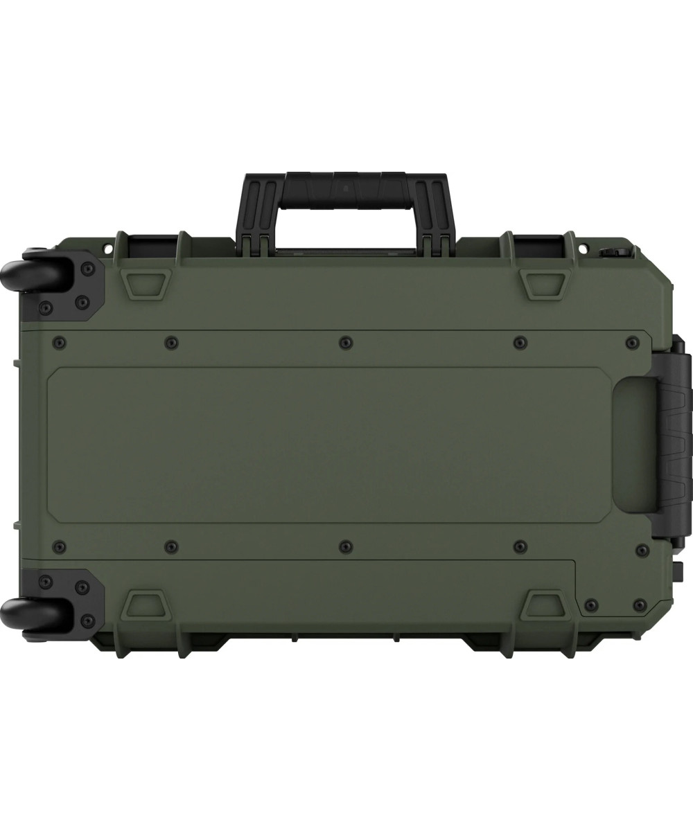 Tortoise T-300 Valigia Rigida con spugna e ruote - Verde Oliva