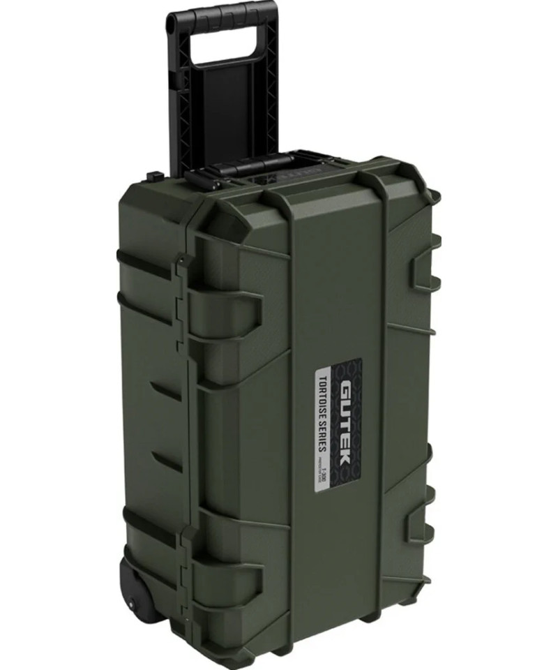 Tortoise T-300 Valigia Rigida con spugna e ruote - Verde Oliva