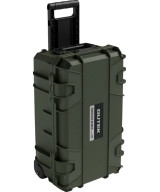 Tortoise T-300 Valigia Rigida con spugna e ruote - Verde Oliva