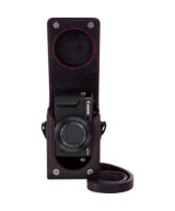 Custodia morbida in pelle DCC-1880 per G7X Mark II