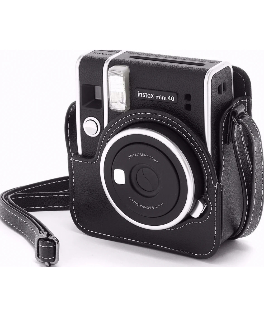 Custodia per Fuji Instax Mini 40 Nero