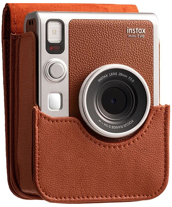 Custodia per Instax Mini Evo Brown