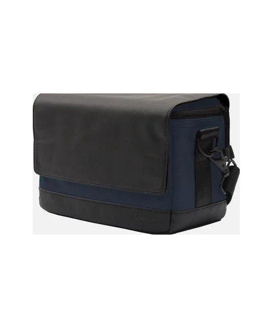 SB100 Borsa da spalla Blu, Marrone