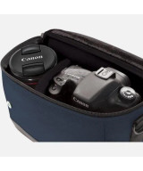 SB100 Borsa da spalla Blu, Marrone