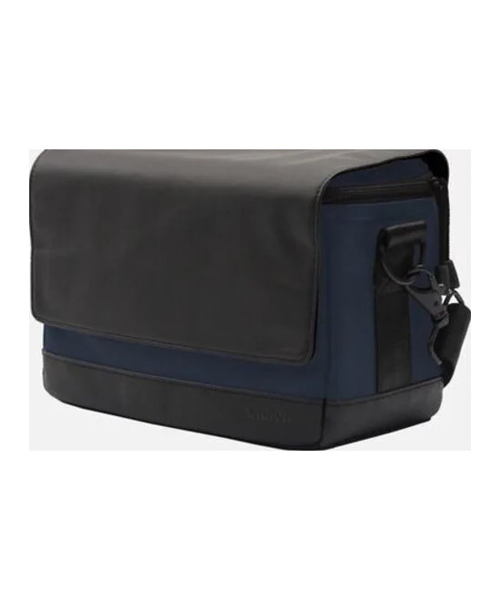 SB100 Borsa da spalla Blu, Marrone