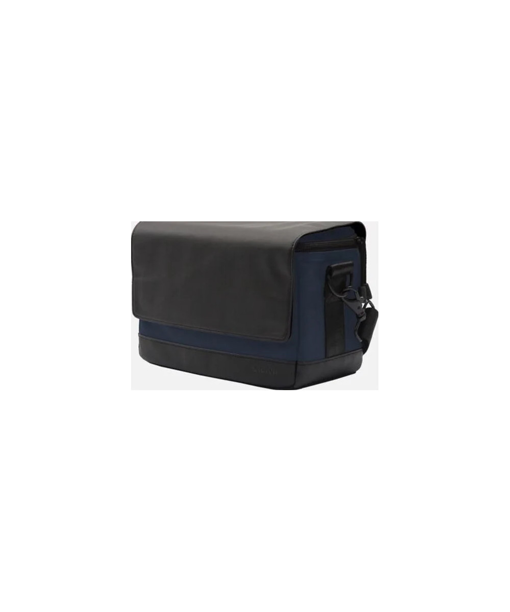 SB100 Borsa da spalla Blu, Marrone