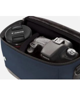 SB100 Borsa da spalla Blu, Marrone