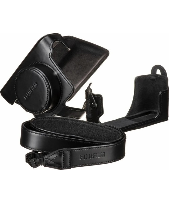 LC-X100V Custodia in pelle Nera per Fuji X100 V / X100VI