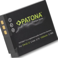 PATONA PREMIUM BATTERY F NIKON EN-EL12 COOLPIX AW100 AW110 P300 P310 P330