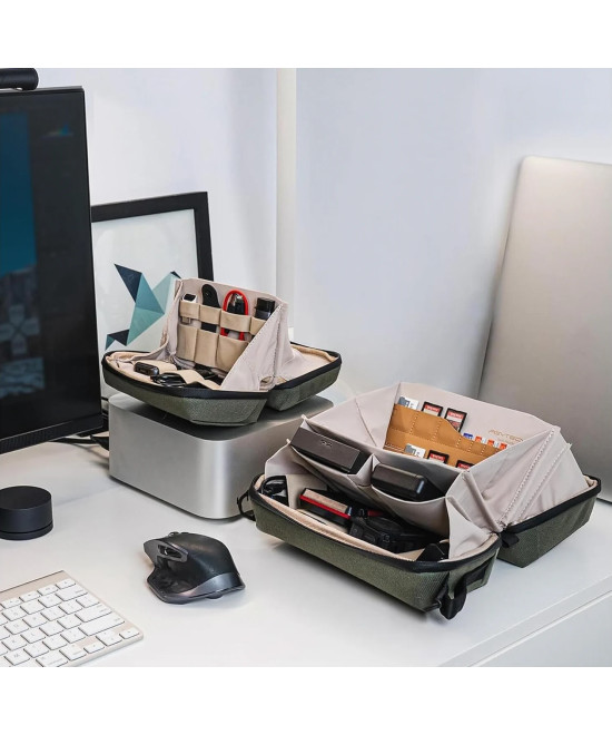 Mini Tech Organizer Grigio