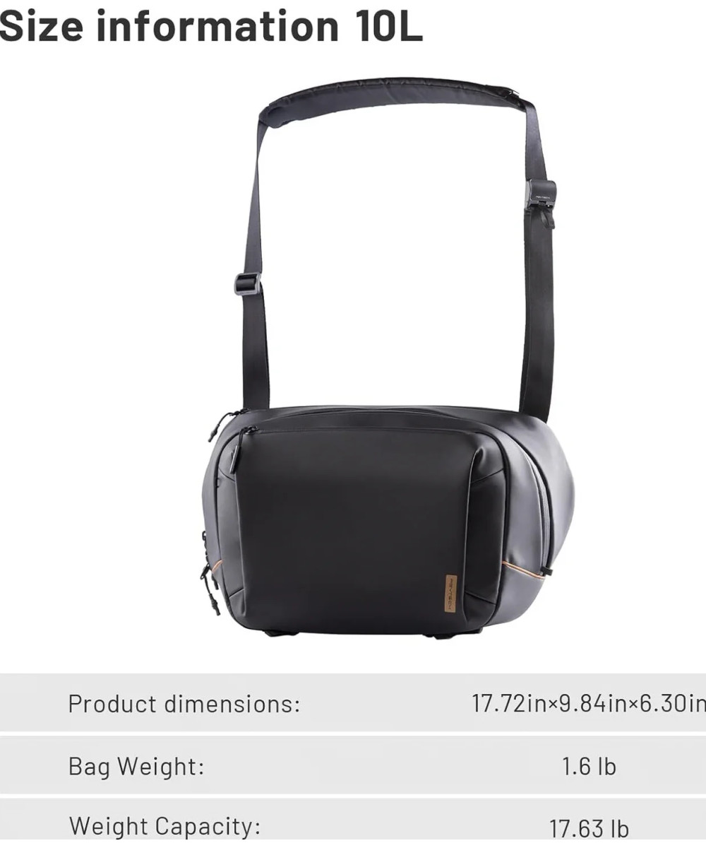 OneGo Solo Sling Bag V2 10Lt - Verde Muschio