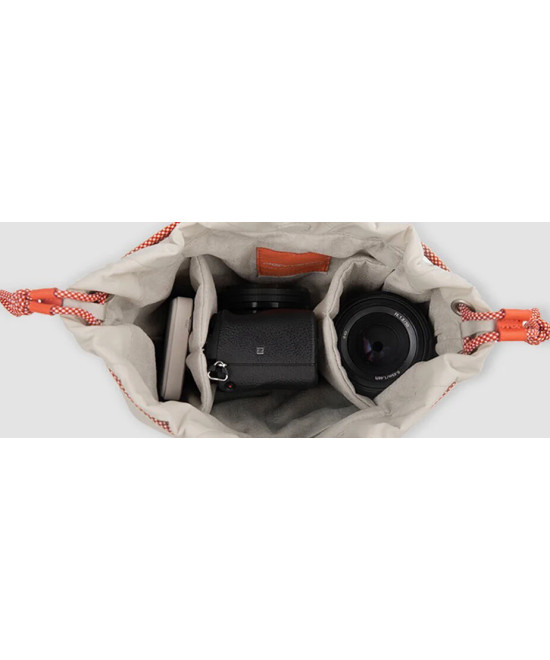 OneGo Drawstring Bag Avorio