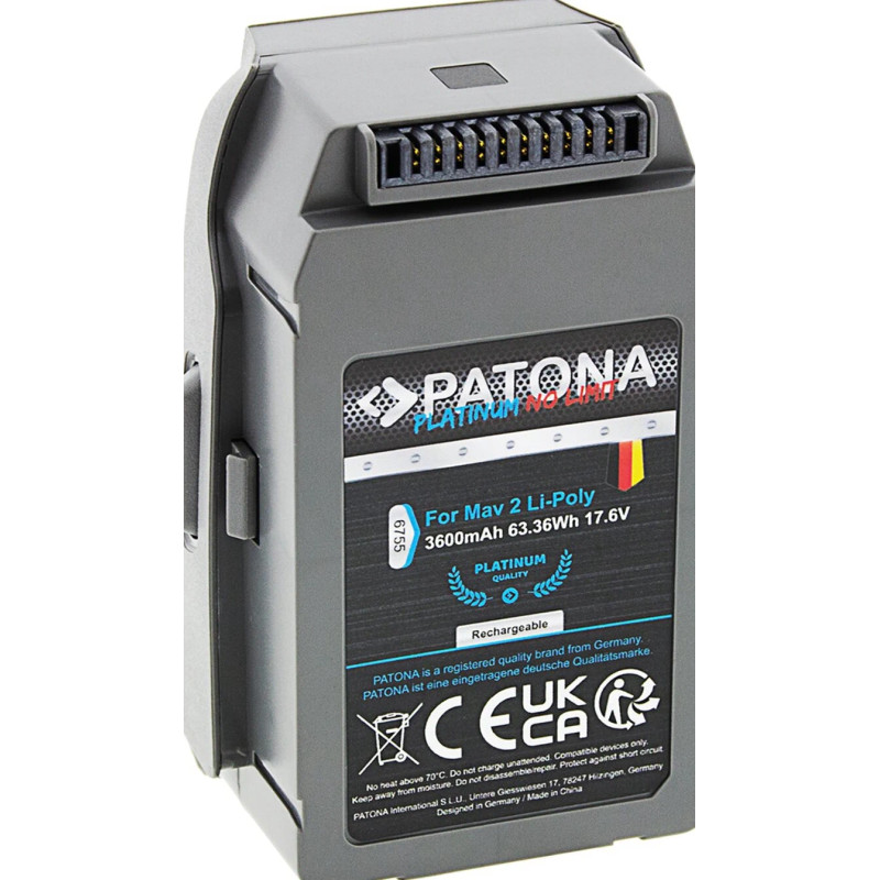 PATONA PLATINUM BATTERY FOR DJI MAVIC 2 LI-POLYMER 3600MAH 17.6V
