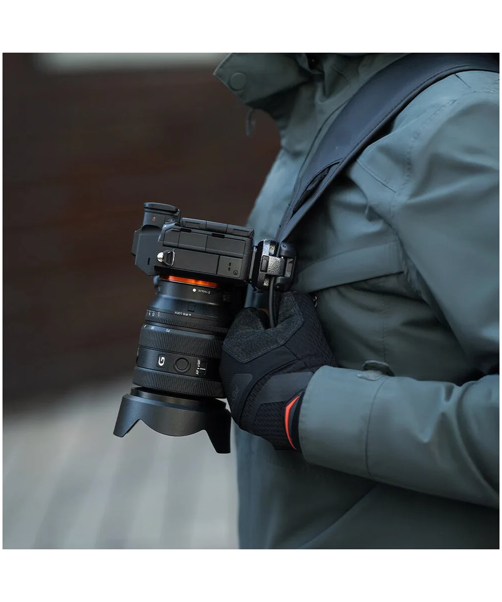 Beetle Camera Clip V2 - Aggancio rapido per spallaccio zaino / cintura con piastra inclusa Arca Swiss - Scatola Aperta