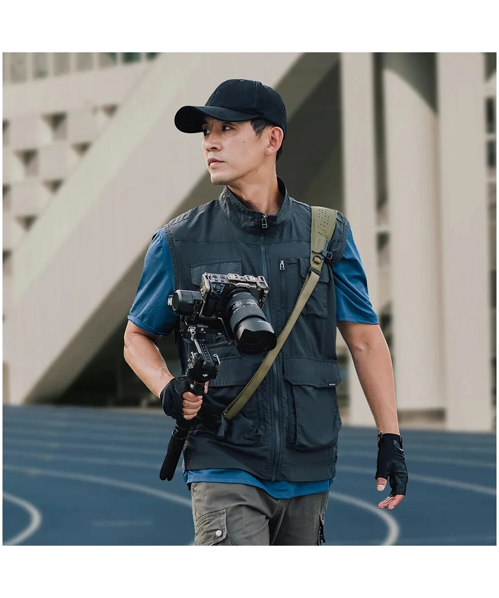 Camera Strap Pro Midnight Black - Tracolla con Sistema a scorrimento rapido