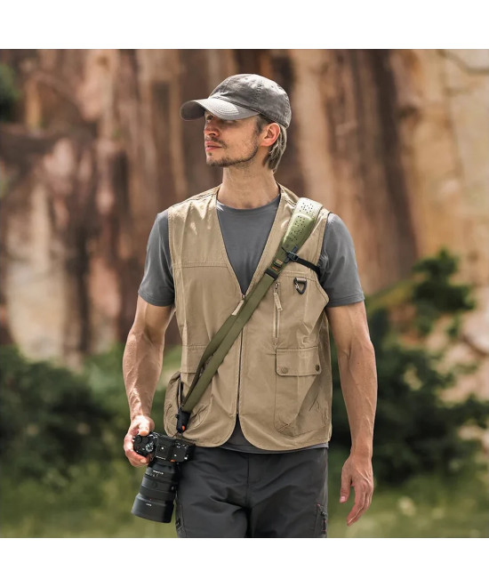 Camera Strap Pro Midnight Black - Tracolla con Sistema a scorrimento rapido