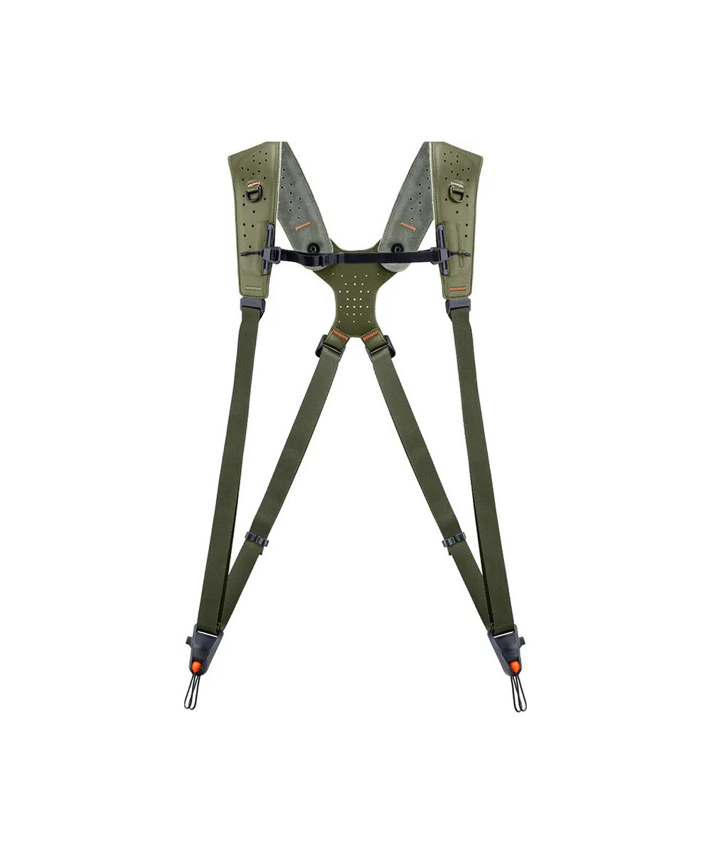 Camera Strap Master Wilderness Green - Tracolla doppia con Sistema a scorrimento rapido