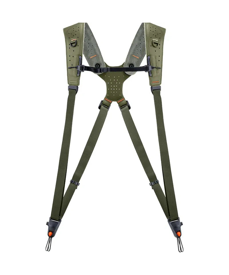 Camera Strap Master Wilderness Green - Tracolla doppia con Sistema a scorrimento rapido