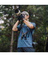 Camera Strap Master Wilderness Green - Tracolla doppia con Sistema a scorrimento rapido