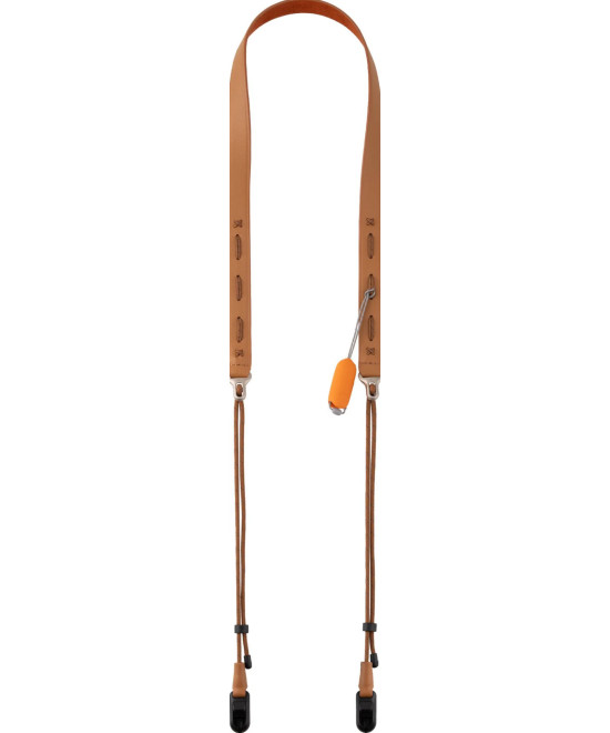 Camera Shoulder Strap Slim Caramel Brown